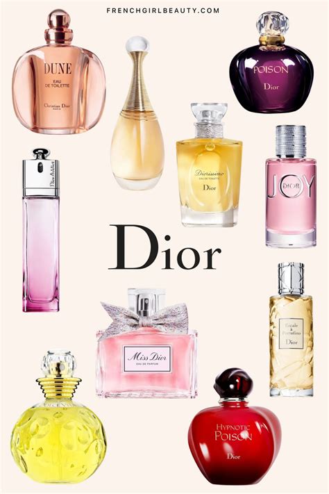 best dior ladies perfume|christian dior fragrances list.